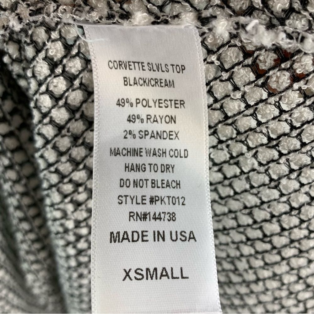 Wilton Park Corvette Sleeveless Tank Top Size XS Layered Textured Boho - Picture 4 of 6